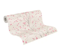 Profhome 379121-GU Papier peint floral légèrement texturé mat 5,33 m2