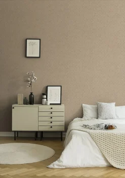Profhome 395051-GU Papier peint à motifs graphiques texturé et des accents métalliques 5,33 m2