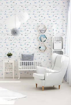 Profhome 381301-GU Papier peint enfants légèrement texturé mat 5,33 m2