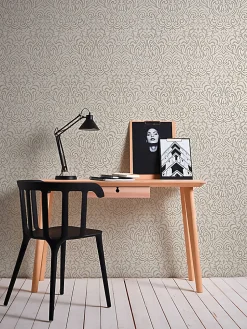 Profhome 961933-GU Papier peint baroque texturé mat 5,33 m2