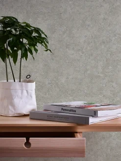 Profhome 396564-GU Papier peint à motifs graphiques texturé et des accents métalliques 5,33 m2