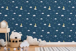 Profhome 381411-GU Papier peint enfants légèrement texturé mat 5,33 m2