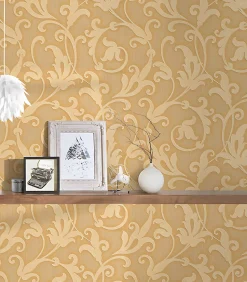 Profhome 954903-GU Papier peint aspect textile texturé mat 5,33 m2