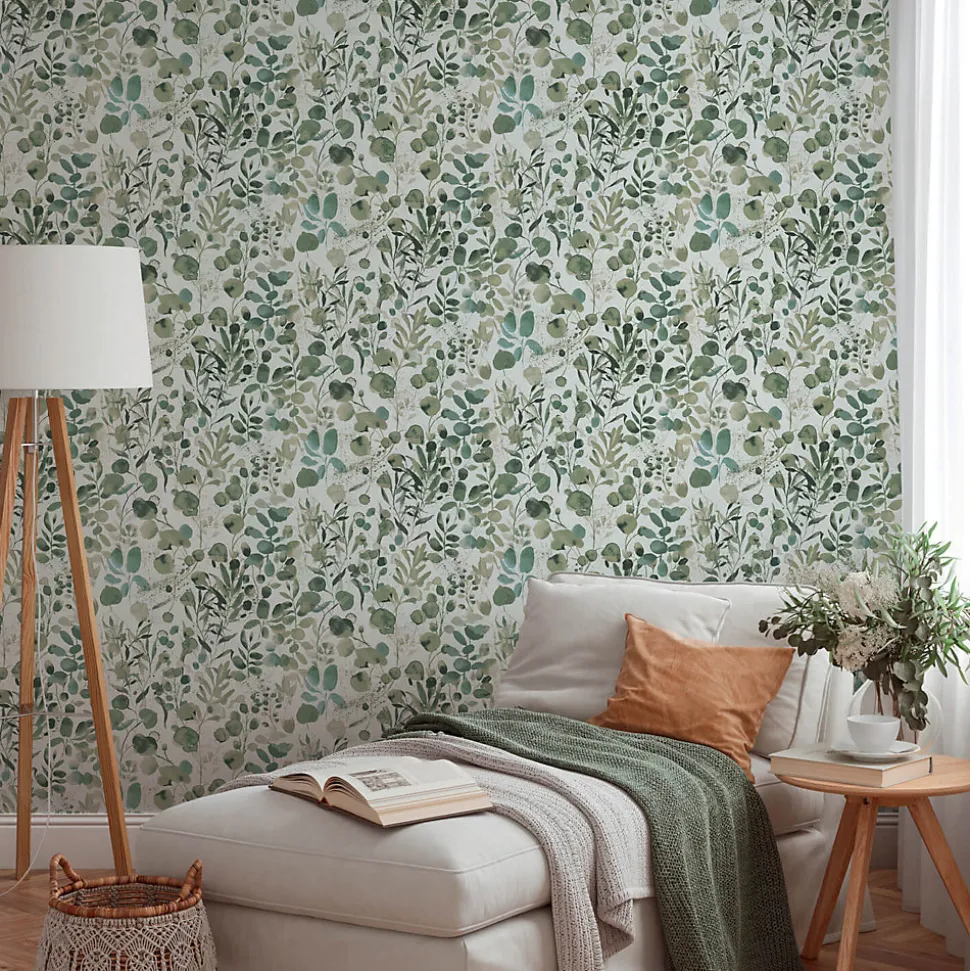 Profhome 396971-GU Papier peint nature légèrement texturé mat 5,33 m2