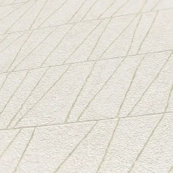 Profhome 395062-GU Papier peint à motifs graphiques texturé brillant 5,33 m2