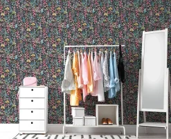 Profhome 396064-GU Papier peint floral lisse mat 5,33 m2