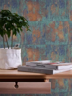 Profhome 361181-GU Papier peint rétro lisse mat 5,33 m2