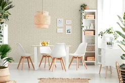 Profhome 377071-GU Papier peint à motifs graphiques lisse mat 5,33 m2