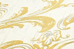 Profhome 961965-GU Papier peint baroque texturé mat 5,33 m2