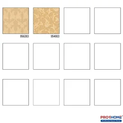 Profhome 956283-GU Papier peint aspect textile texturé mat 5,33 m2