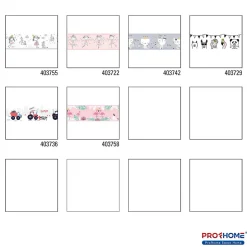 Profhome 403755-GU Papier peint à motifs graphiques légèrement texturé mat 0,75 m2