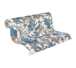 Profhome 377517-GU Papier peint floral lisse mat 5,33 m2