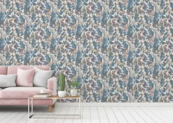Profhome 377517-GU Papier peint floral lisse mat 5,33 m2
