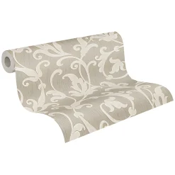 Profhome 954901-GU Papier peint aspect textile texturé mat 5,33 m2