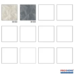 Profhome 361332-GU Papier peint à motifs graphiques lisse mat 5,33 m2