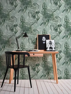 Profhome 368201-GU Papier peint nature légèrement texturé subtilement chatoyant 5,33 m2