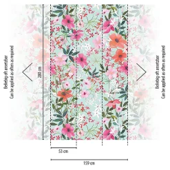 Profhome 391951-GU Papier peint photo lisse mat 1,59 m x 2,8 m