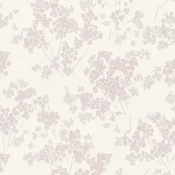 Profhome 395481-GU Papier peint floral texturé brillant 5,33 m2