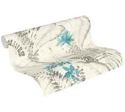 Profhome 372792-GU Papier peint floral lisse mat 5,33 m2