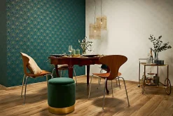 Profhome 374275-GU Papier peint de luxe exclusif légèrement texturé subtilement chatoyant 5,33 m2