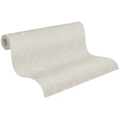Profhome 397661-GU Papier peint ton-sur ton texturé satiné 5,33 m2