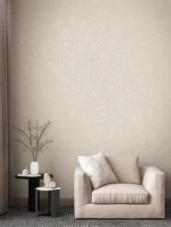 Profhome 397661-GU Papier peint ton-sur ton texturé satiné 5,33 m2
