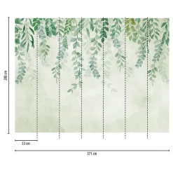 Profhome 399071-GU Papier peint photo lisse mat 3,71 m x 2,8 m