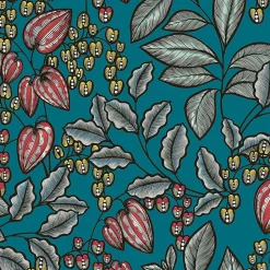 Profhome 377542-GU Papier peint floral lisse mat 5,33 m2