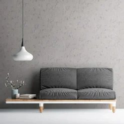 Profhome 393873-GU Papier peint aspect crépi texturé et des accents métalliques 5,33 m2