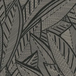 Profhome 399334-GU Papier peint à motifs graphiques légèrement texturé satiné 5,33 m2