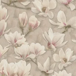 Profhome 396101-GU Papier peint floral légèrement texturé mat 5,33 m2