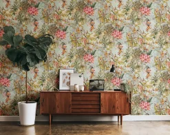 Profhome 381771-GU Papier peint floral lisse mat 5,33 m2