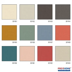 Profhome 387459-GU Papier peint unicolor légèrement texturé mat 5,33 m2