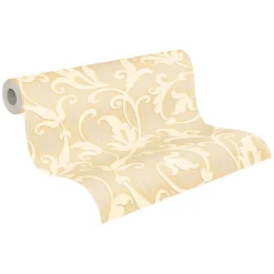 Profhome 954902-GU Papier peint aspect textile texturé mat 5,33 m2