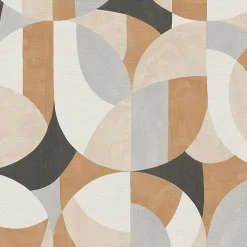 Profhome 399321-GU Papier peint rétro légèrement texturé mat 5,33 m2