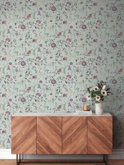 Profhome 397463-GU Papier peint floral légèrement texturé mat 5,33 m2