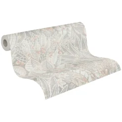 Profhome 396534-GU Papier peint floral légèrement texturé mat 5,33 m2