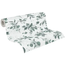 Profhome 397682-GU Papier peint style country lisse et des accents métalliques 5,33 m2