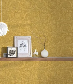 Profhome 366923-GU Papier peint de luxe exclusif texturé brillant 7,035 m2