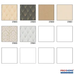 Profhome 378643-GU Papier peint à motifs graphiques légèrement texturé subtilement chatoyant 5,33 m2