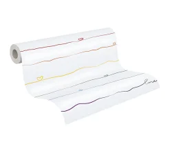 Profhome 381401-GU Papier peint à motifs graphiques légèrement texturé mat 5,33 m2