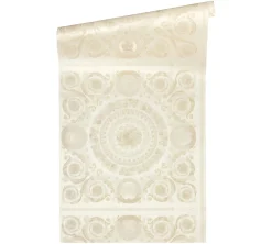 Profhome 370551-GU Papier peint baroque légèrement texturé brillant 7,035 m2