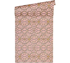 Profhome 370496-GU Papier peint baroque lisse subtilement chatoyant 7,035 m2