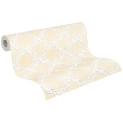 Profhome 956297-GU Papier peint aspect textile texturé mat 5,33 m2