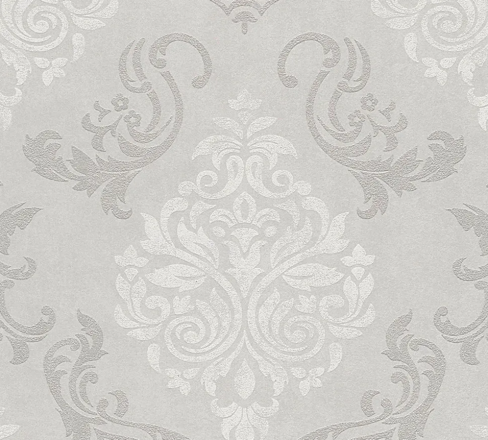 Profhome 953721-GU Papier peint baroque légèrement texturé effet métallique 5,33 m2