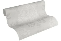 Profhome 953721-GU Papier peint baroque légèrement texturé effet métallique 5,33 m2