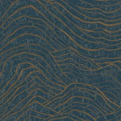Profhome 395074-GU Papier peint à motifs graphiques texturé et des accents métalliques 5,33 m2