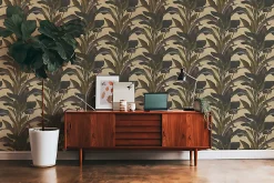 Profhome 378624-GU Papier peint floral légèrement texturé subtilement chatoyant 5,33 m2