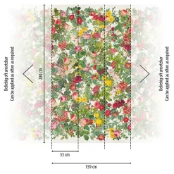 Profhome 398641-GU Papier peint photo lisse mat 1,59 m x 2,8 m