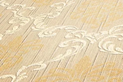 Profhome 956292-GU Papier peint aspect textile texturé mat 5,33 m2